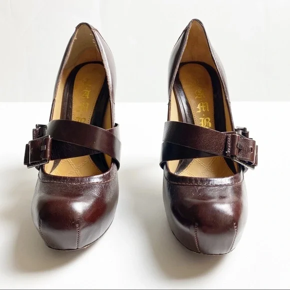 L.A.M.B Gwen Stefani Retro Buckle Pinup Loafer vintage 40s rockabilly style